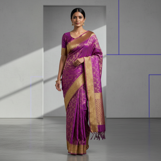 Banarasi Katan  Silk Saree