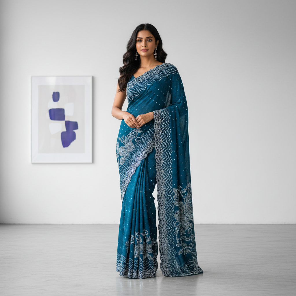 Embellished Georgette Saree