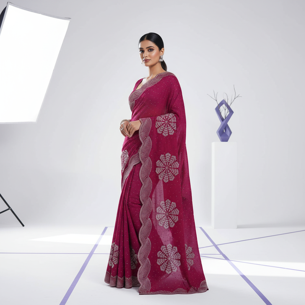 Embellished Georgette Saree