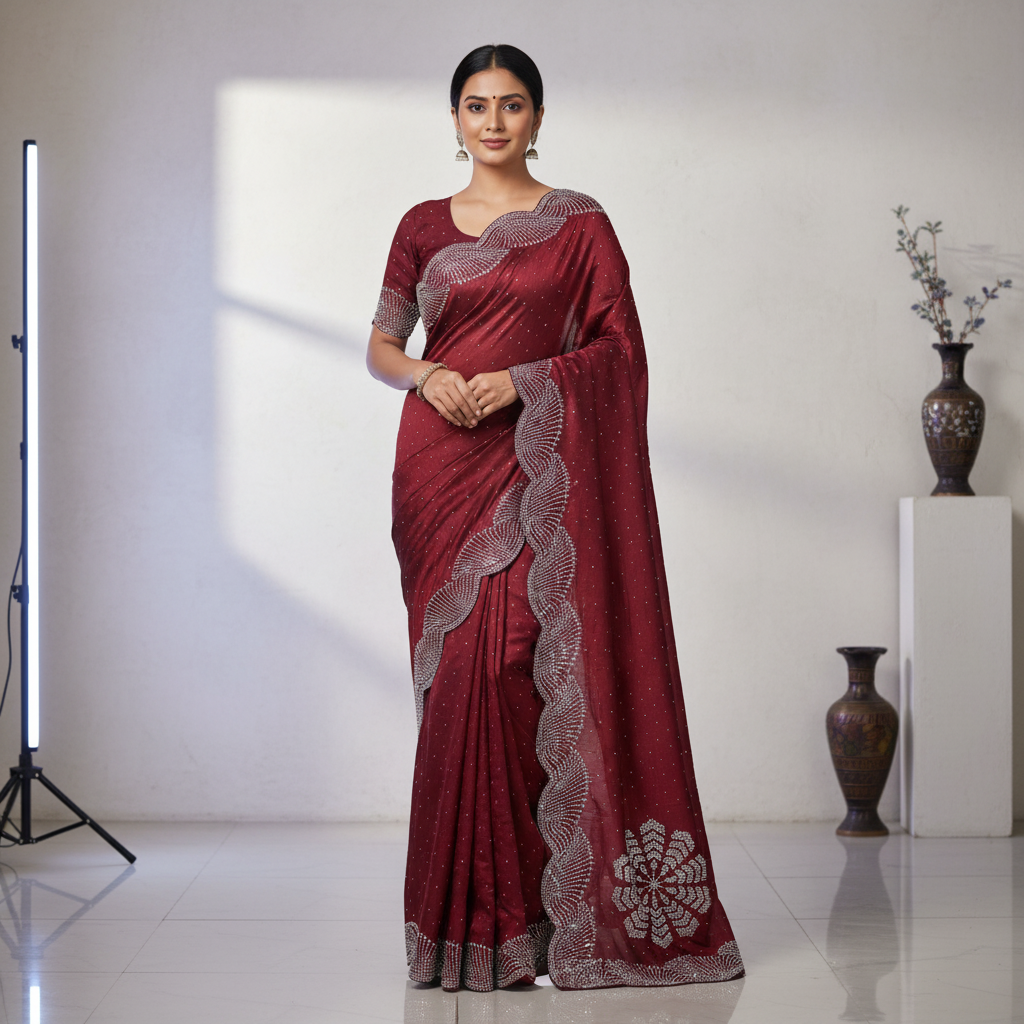 Embellished Georgette Saree